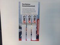 CMO Klett-Kabelbinder-Set, drei Stücl